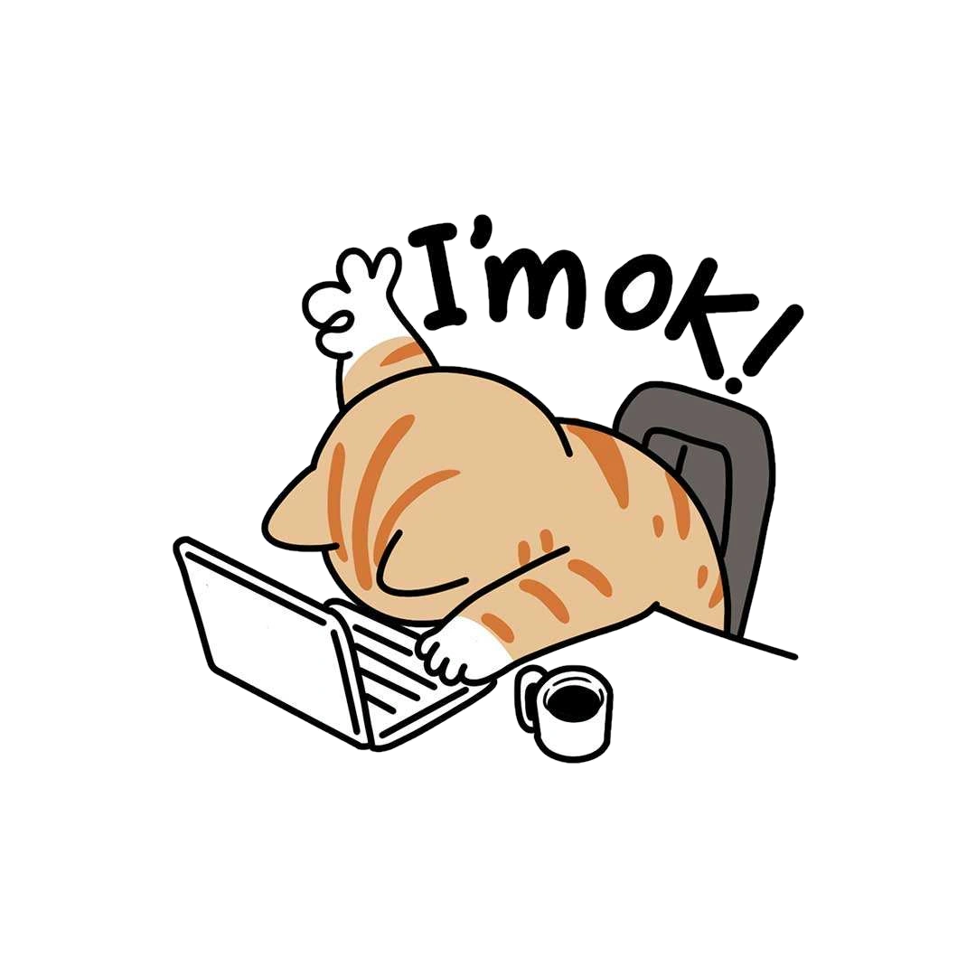 I'm Ok Sticker